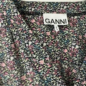 Ganni of Denmark Floral Blouse